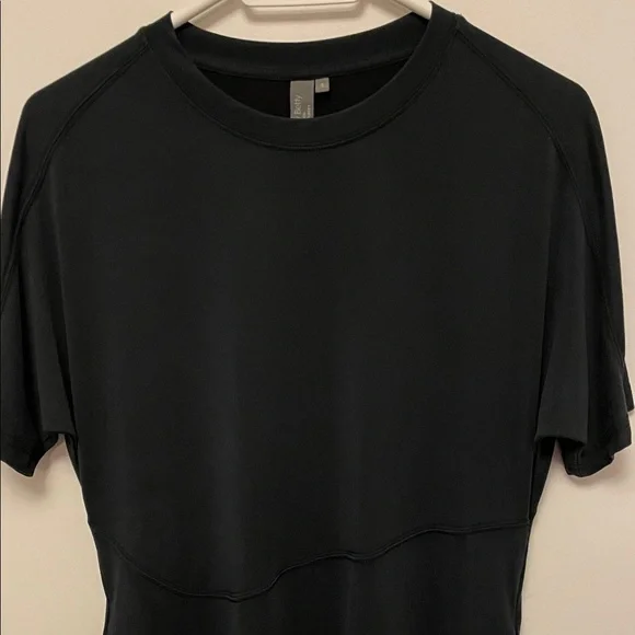 Sweaty Betty Rhea Charcoal Black Short Sleeve Midi Dress Size Small - Picture 4 of 12